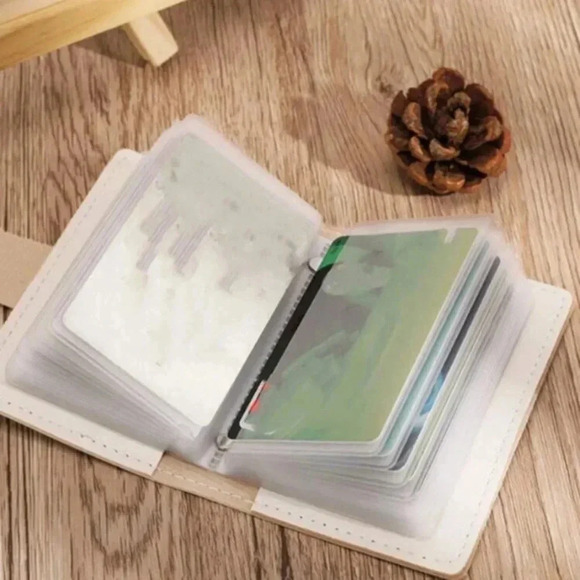 Cream colored wallet with small kitties ducks plain life find small beauties - Picture 5 of 6